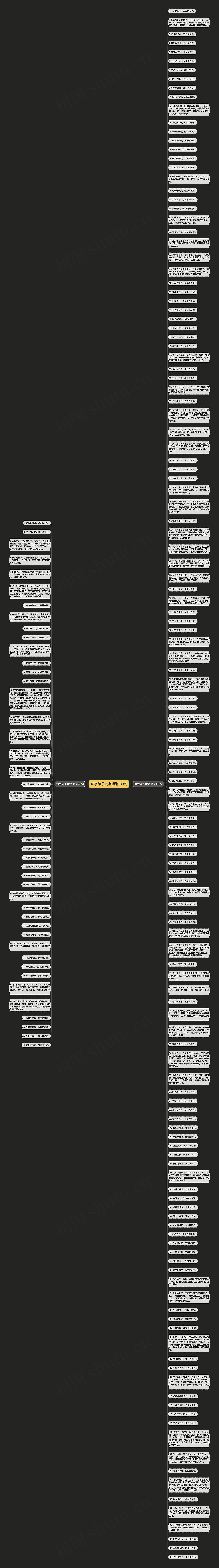10字句子大全精选183句思维导图高清图 10字句子大全精选183句思维导图