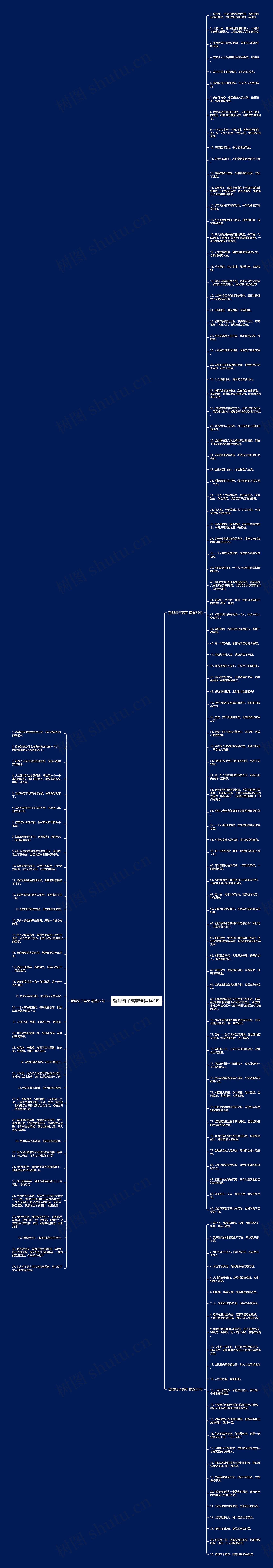 哲理句子高考精选145句思维导图