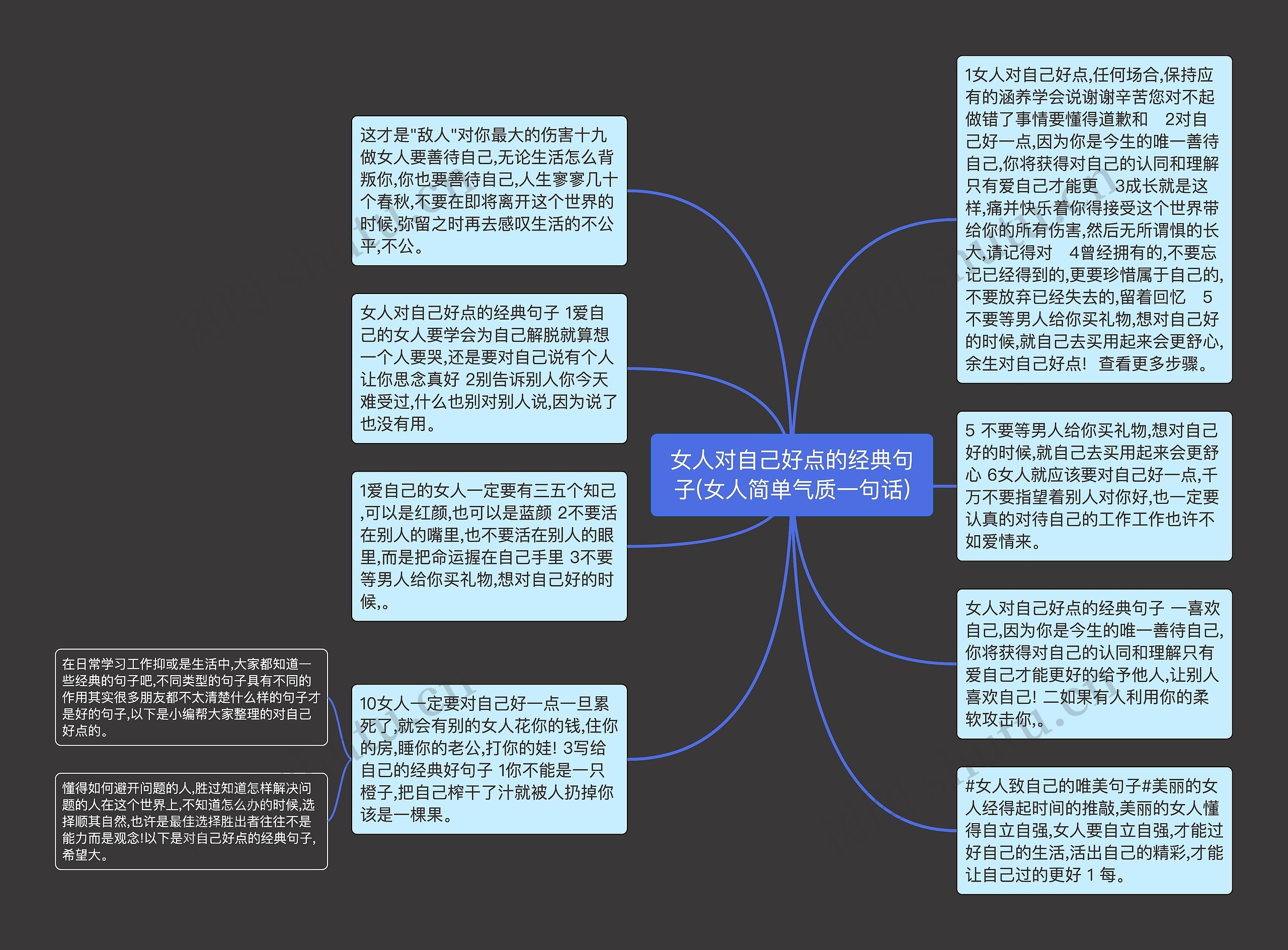 女人对自己好点的经典句子(女人简单气质一句话)