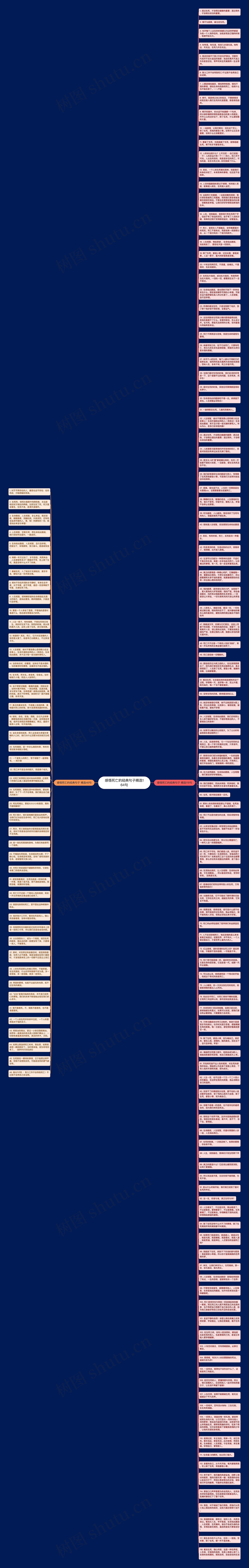 感悟死亡的经典句子精选164句思维导图
