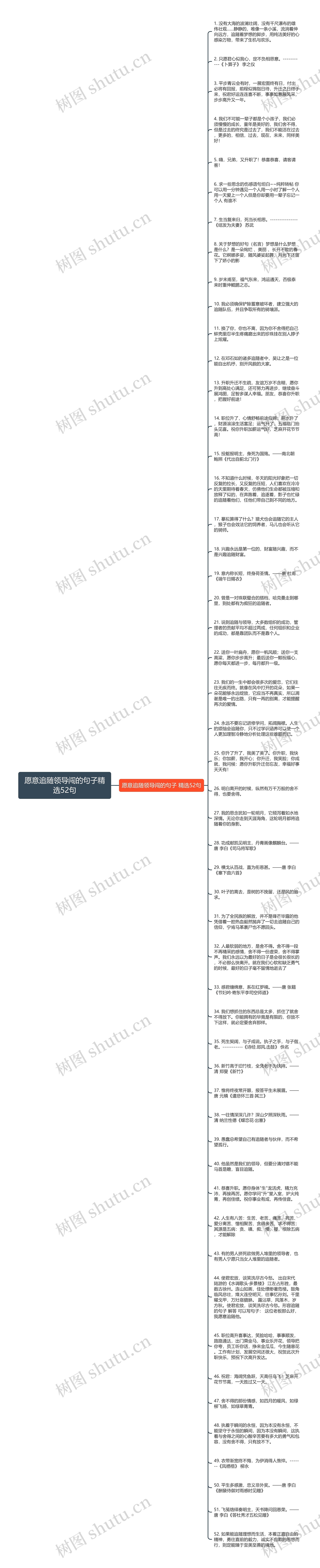 愿意追随领导闯的句子精选52句思维导图