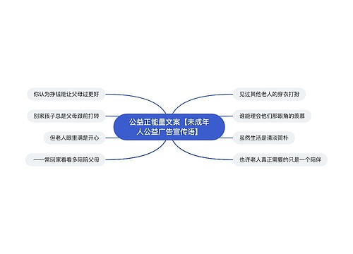 公益正能量文案【未成年人公益广告宣传语】