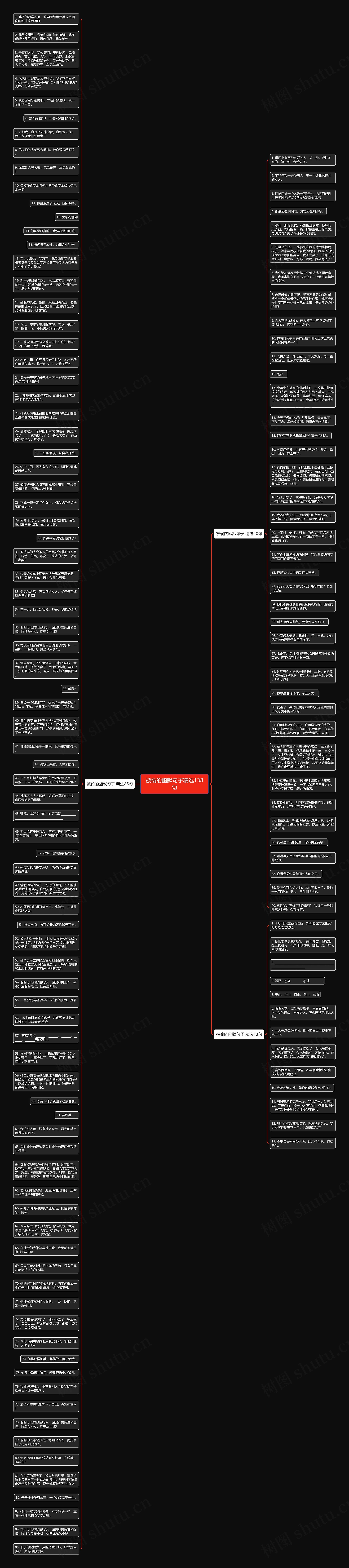 被偷的幽默句子精选138句思维导图