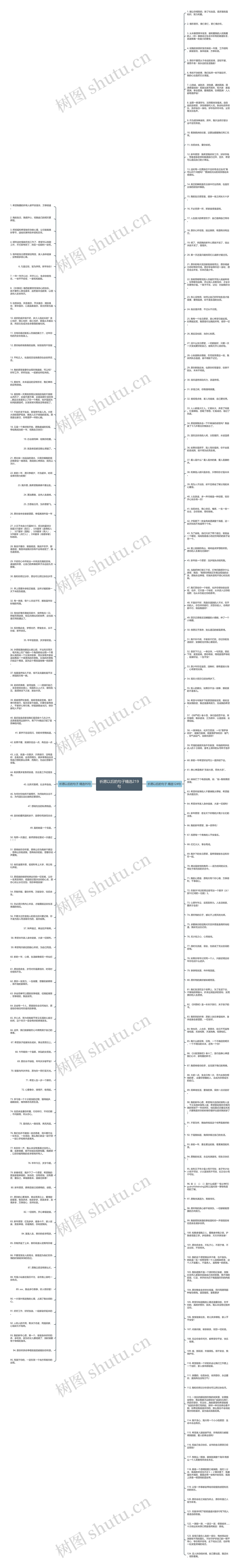 祈愿以后的句子精选219句思维导图