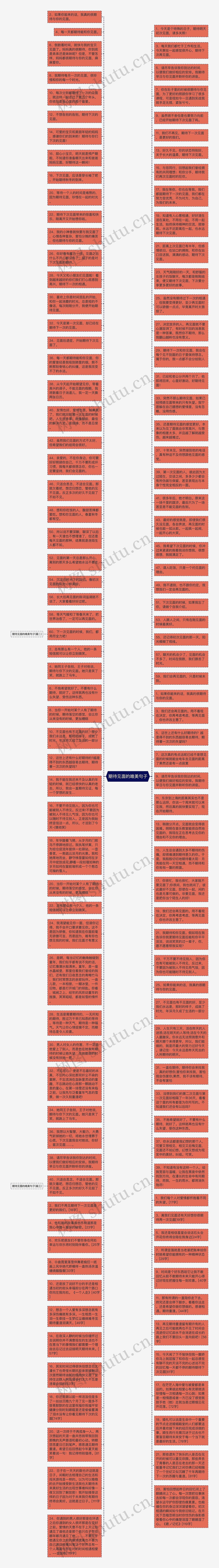 期待见面的唯美句子思维导图