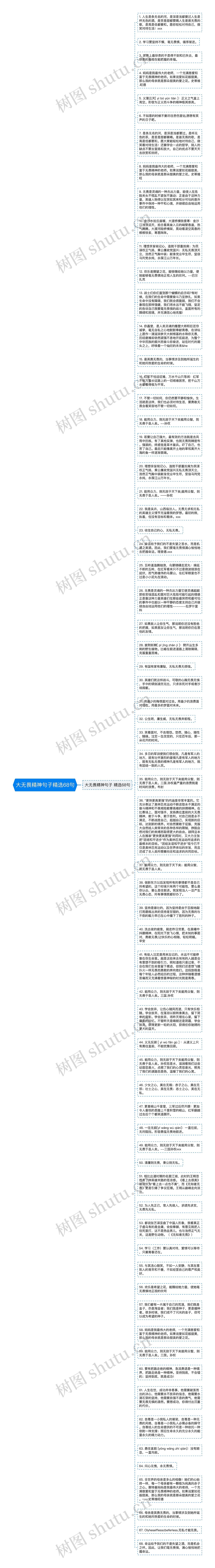 大无畏精神句子精选68句思维导图