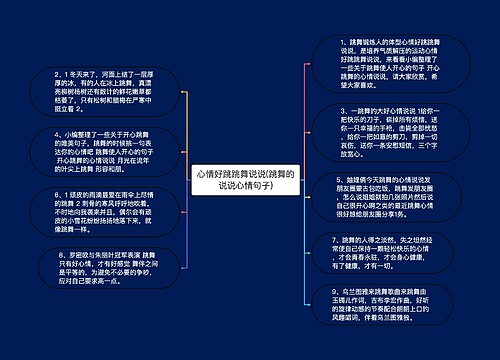 心情好跳跳舞说说(跳舞的说说心情句子)