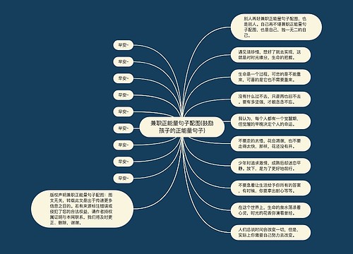 兼职正能量句子配图(鼓励孩子的正能量句子)