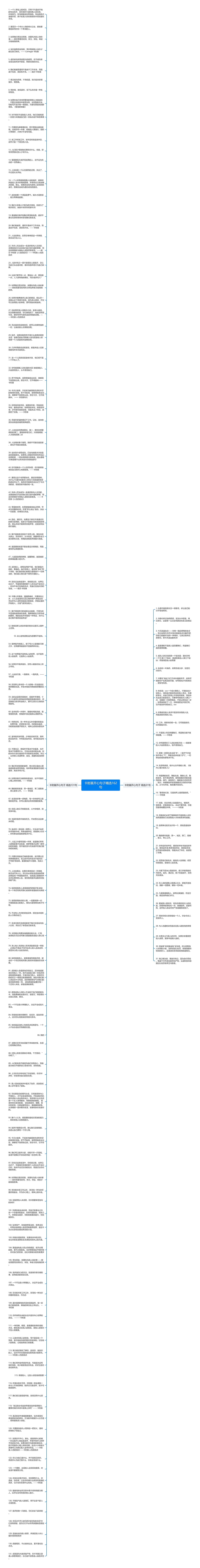 卡耐基开心句子精选162句思维导图