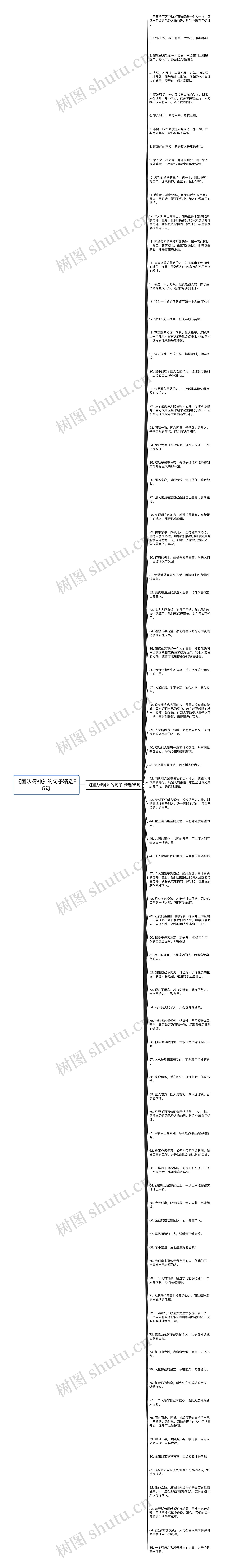 《团队精神》的句子精选85句思维导图