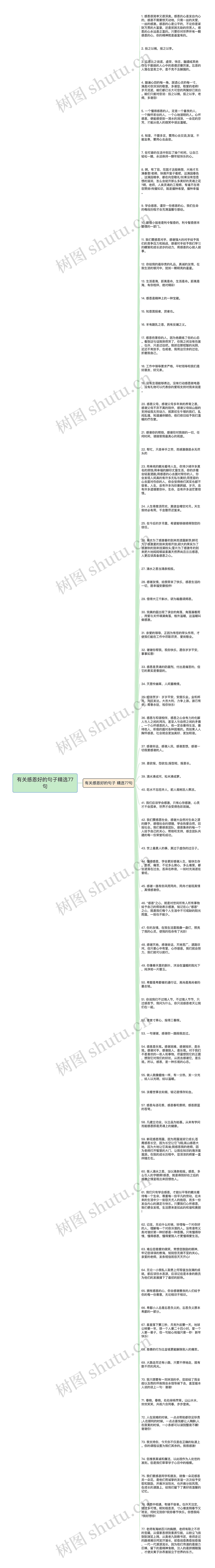 有关感恩好的句子精选77句