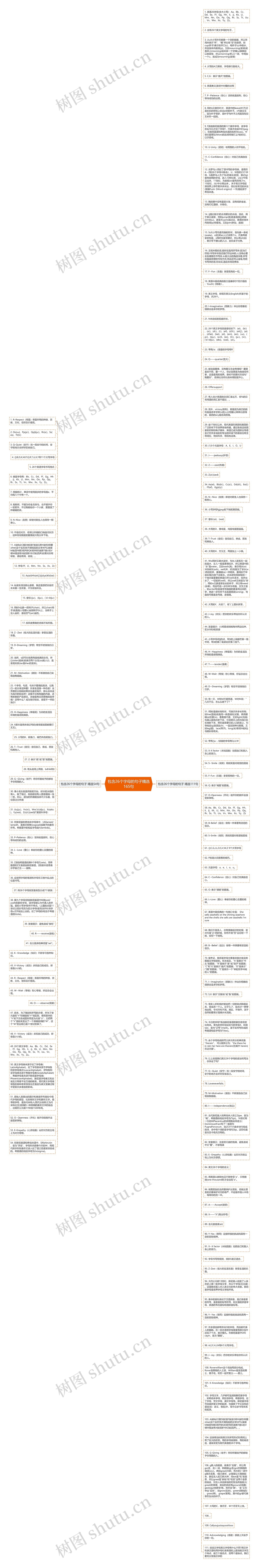 包含26个字母的句子精选165句