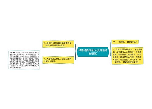 禅语经典语录(心灵禅语经典语录)