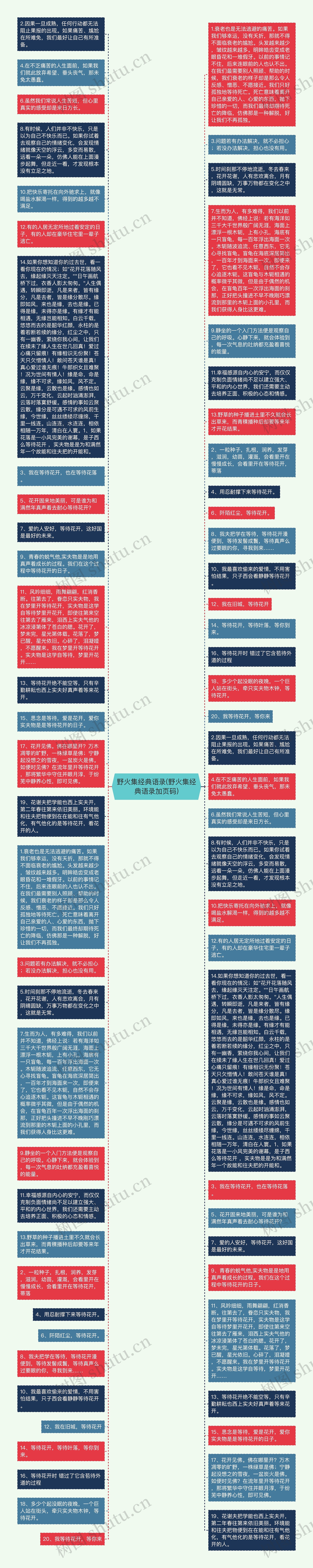 野火集经典语录(野火集经典语录加页码)思维导图