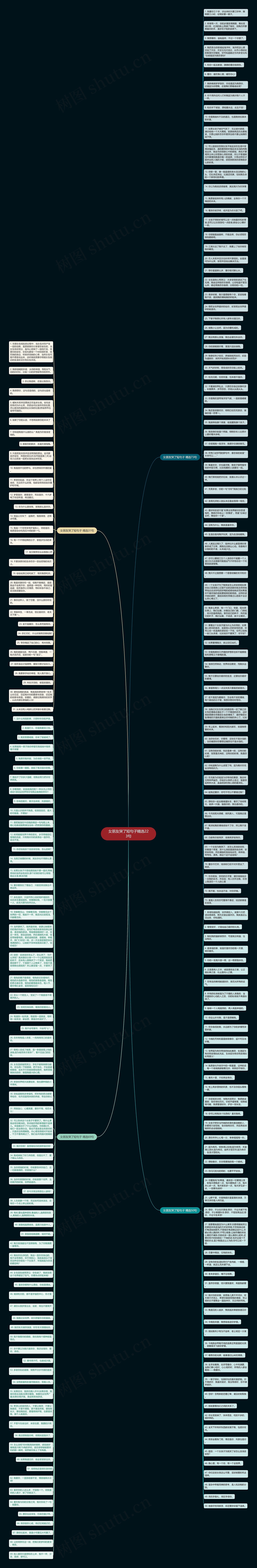女朋友哭了短句子精选223句思维导图