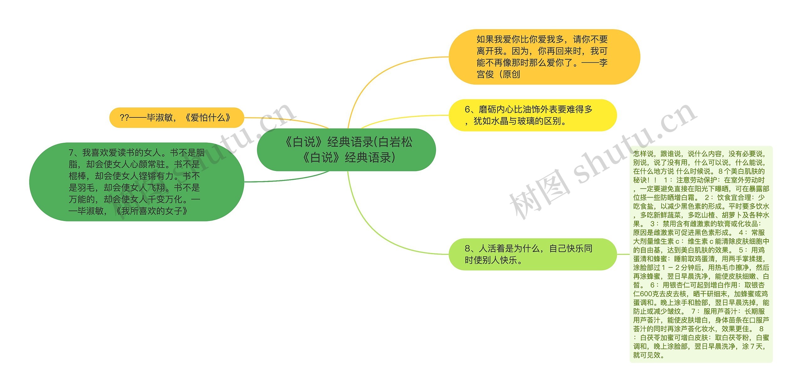 《白说》经典语录(白岩松《白说》经典语录)思维导图