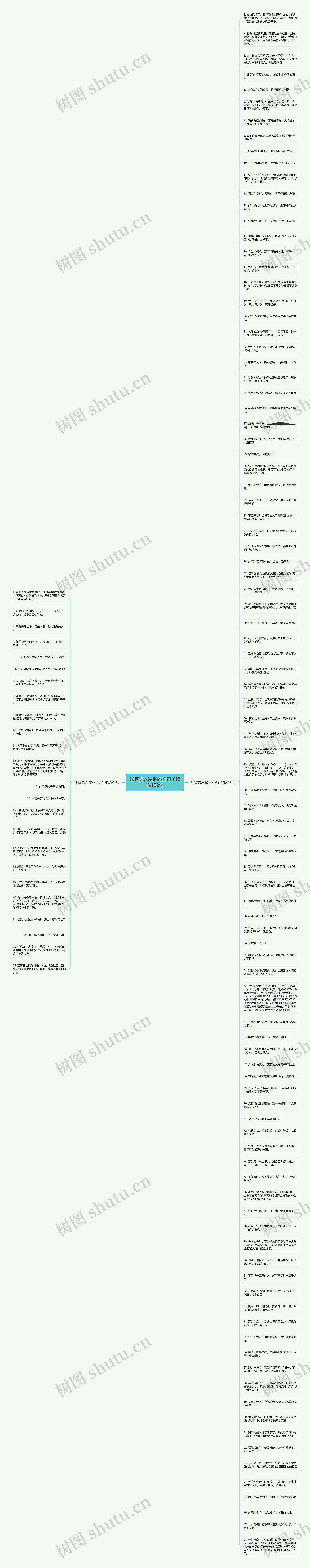 形容男人粘他妈的句子精选122句思维导图