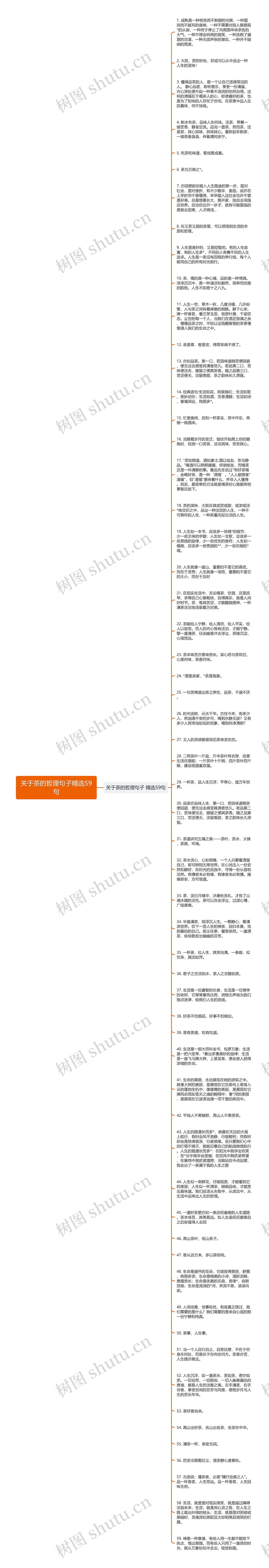 关于茶的哲理句子精选59句