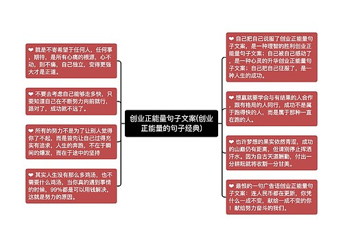 创业正能量句子文案(创业正能量的句子经典)