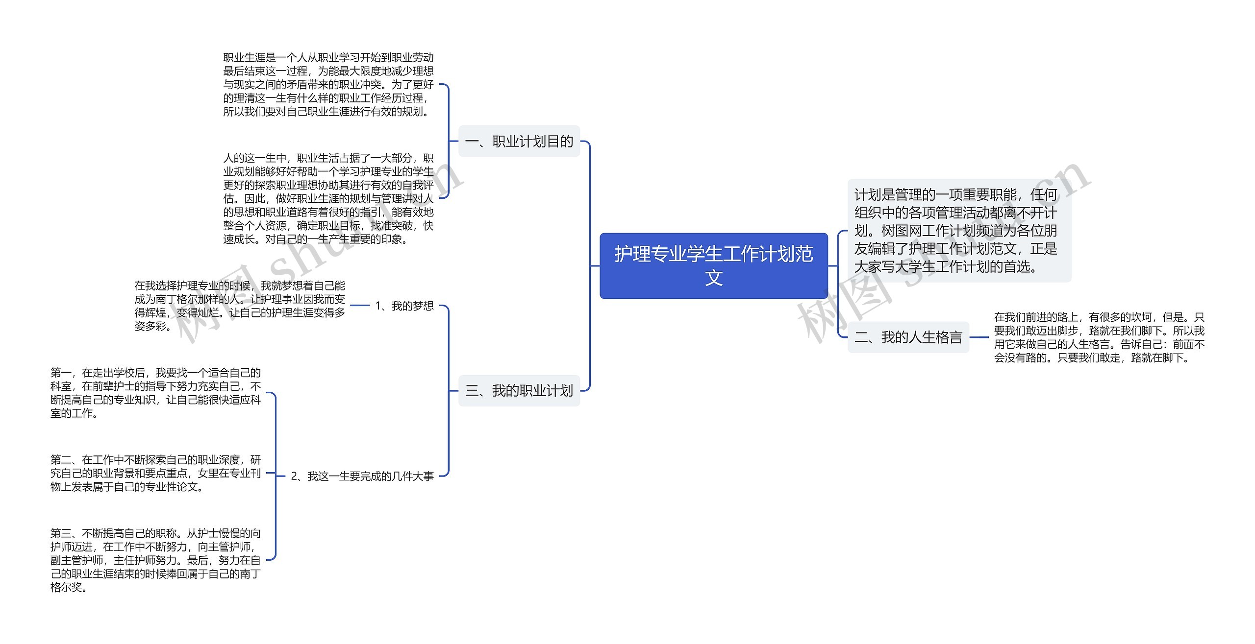 护理专业学生工作计划范文