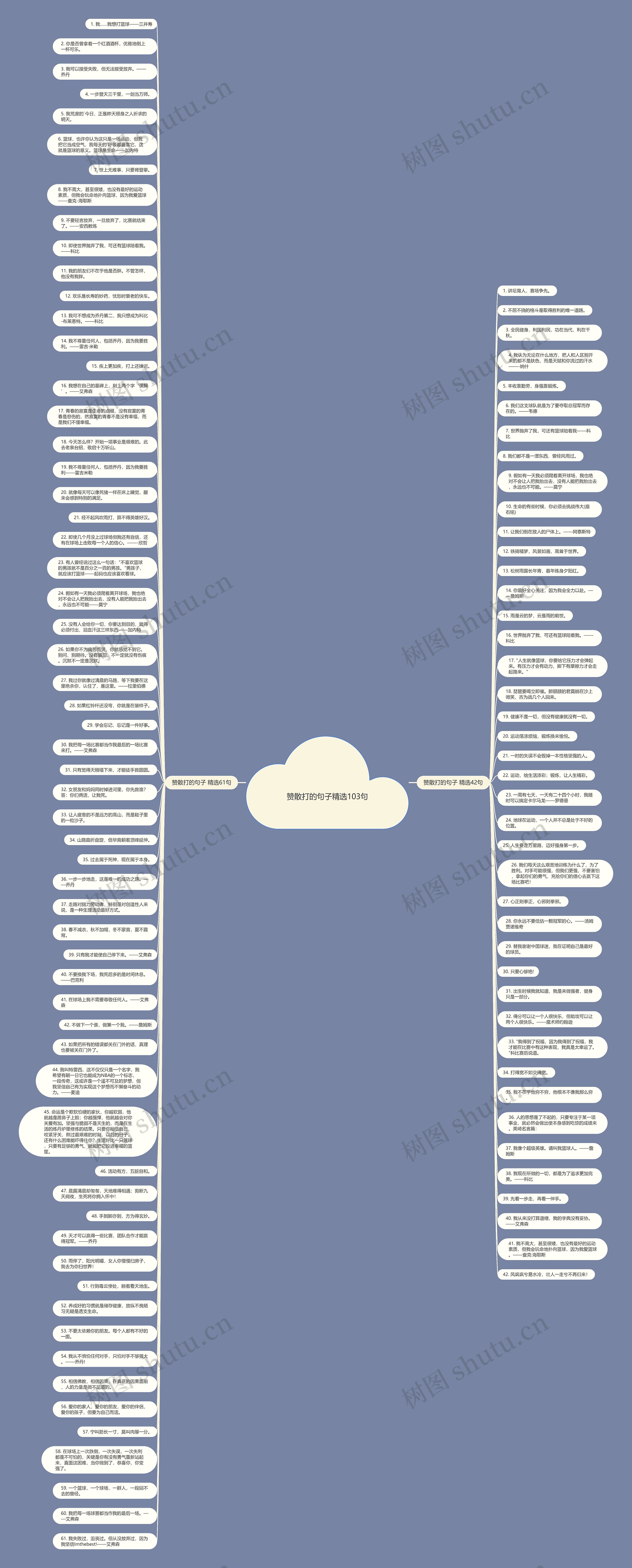 赞散打的句子精选103句思维导图