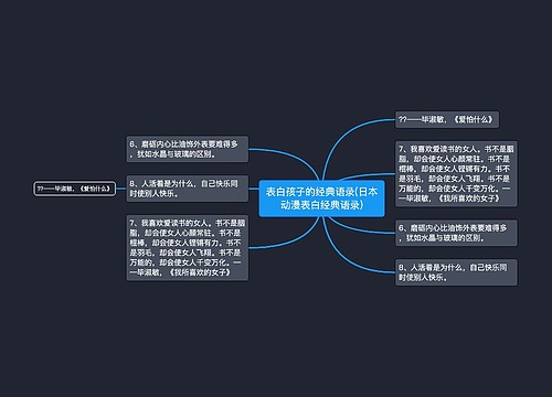 表白孩子的经典语录(日本动漫表白经典语录)