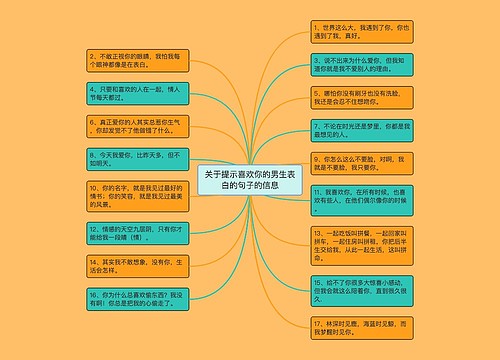 关于提示喜欢你的男生表白的句子的信息