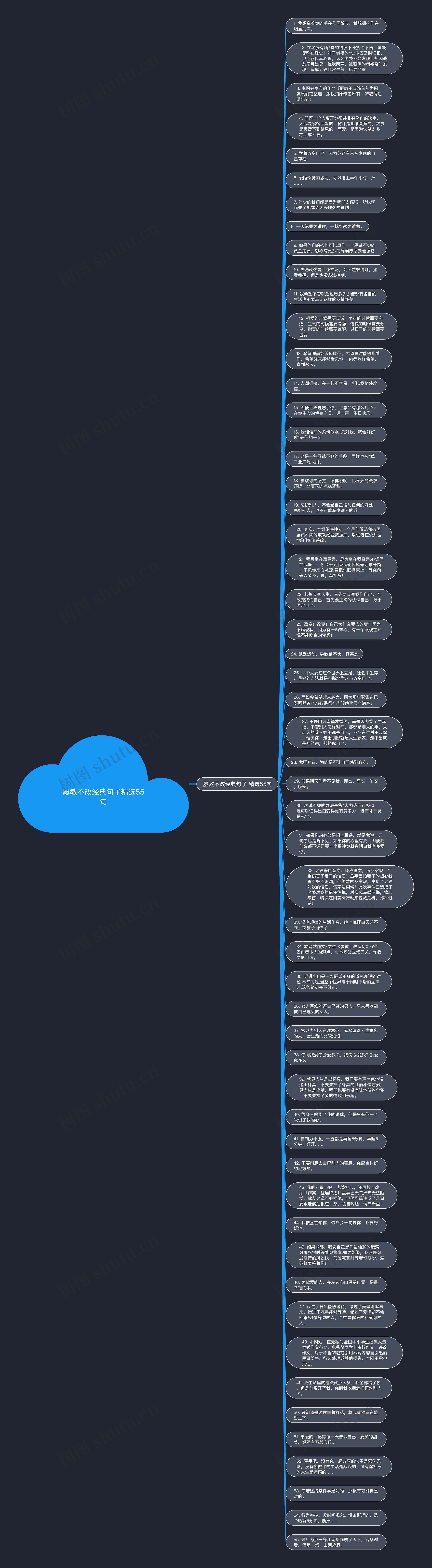 屡教不改经典句子精选55句思维导图