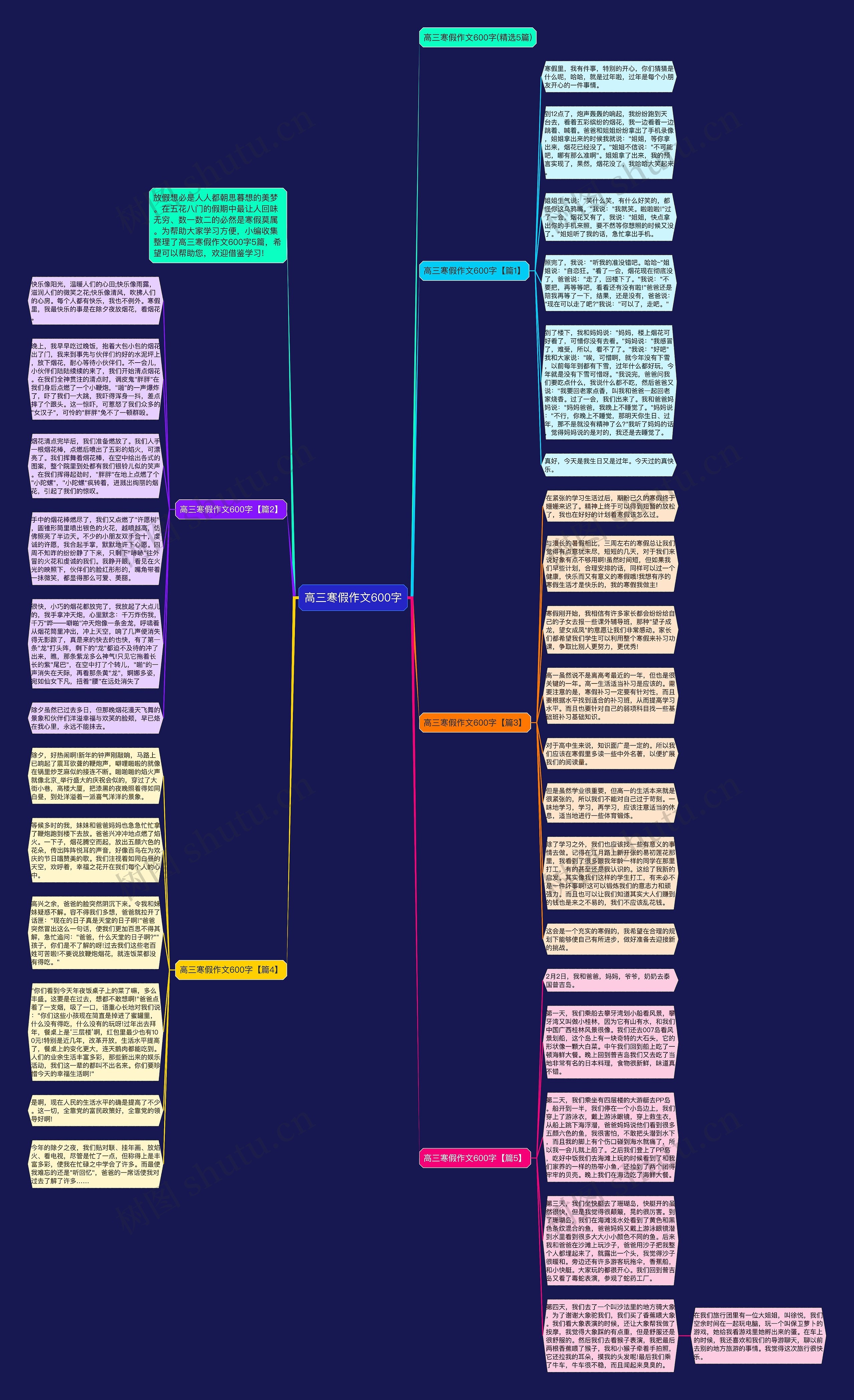 高三寒假作文600字