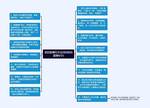 表白爱情句子(古诗词表白爱情句子)