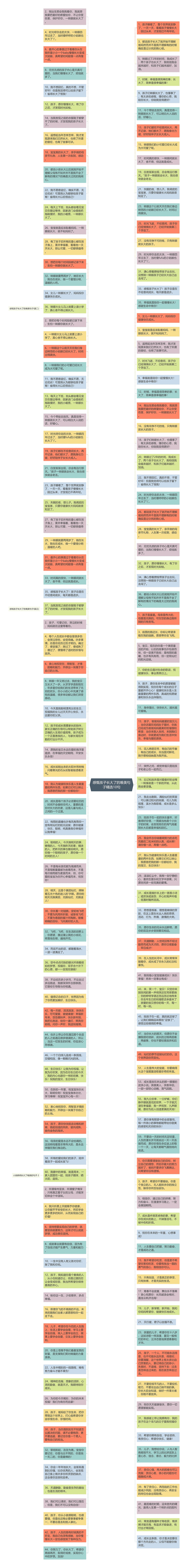 感慨孩子长大了的唯美句子精选10句思维导图