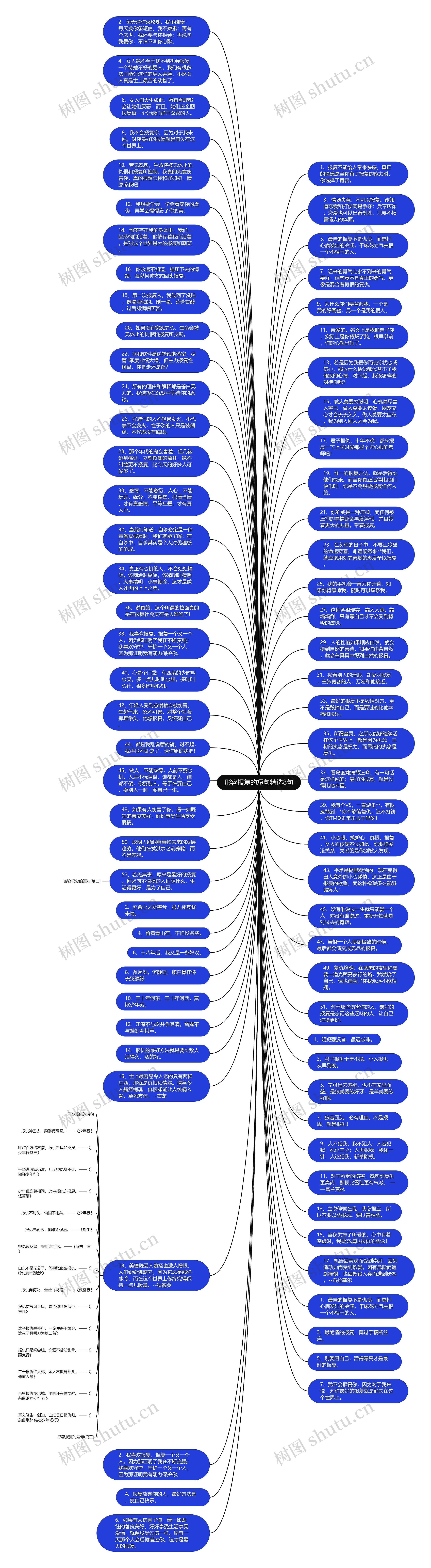 形容报复的短句精选8句思维导图