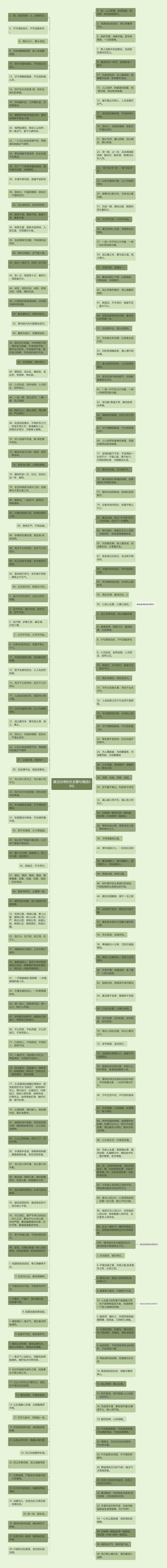 廉洁自律的名言警句精选68句思维导图