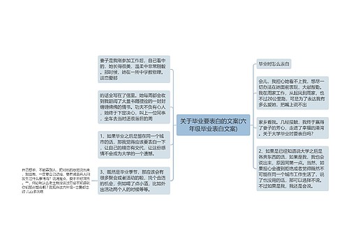 关于毕业要表白的文案(六年级毕业表白文案)