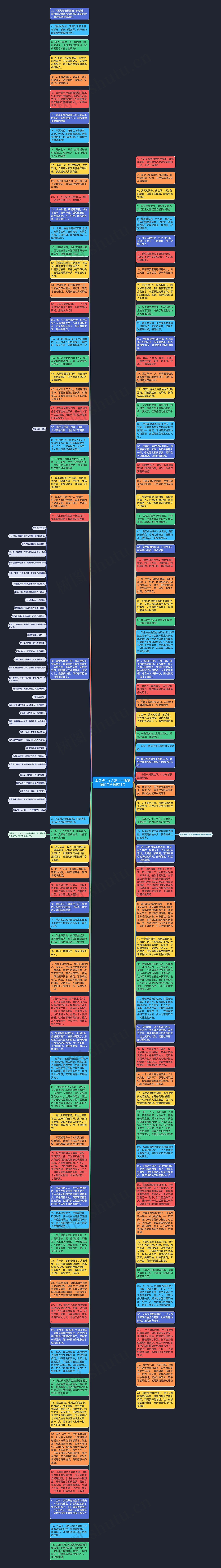 怎么劝一个人放下一段感情的句子精选13句思维导图