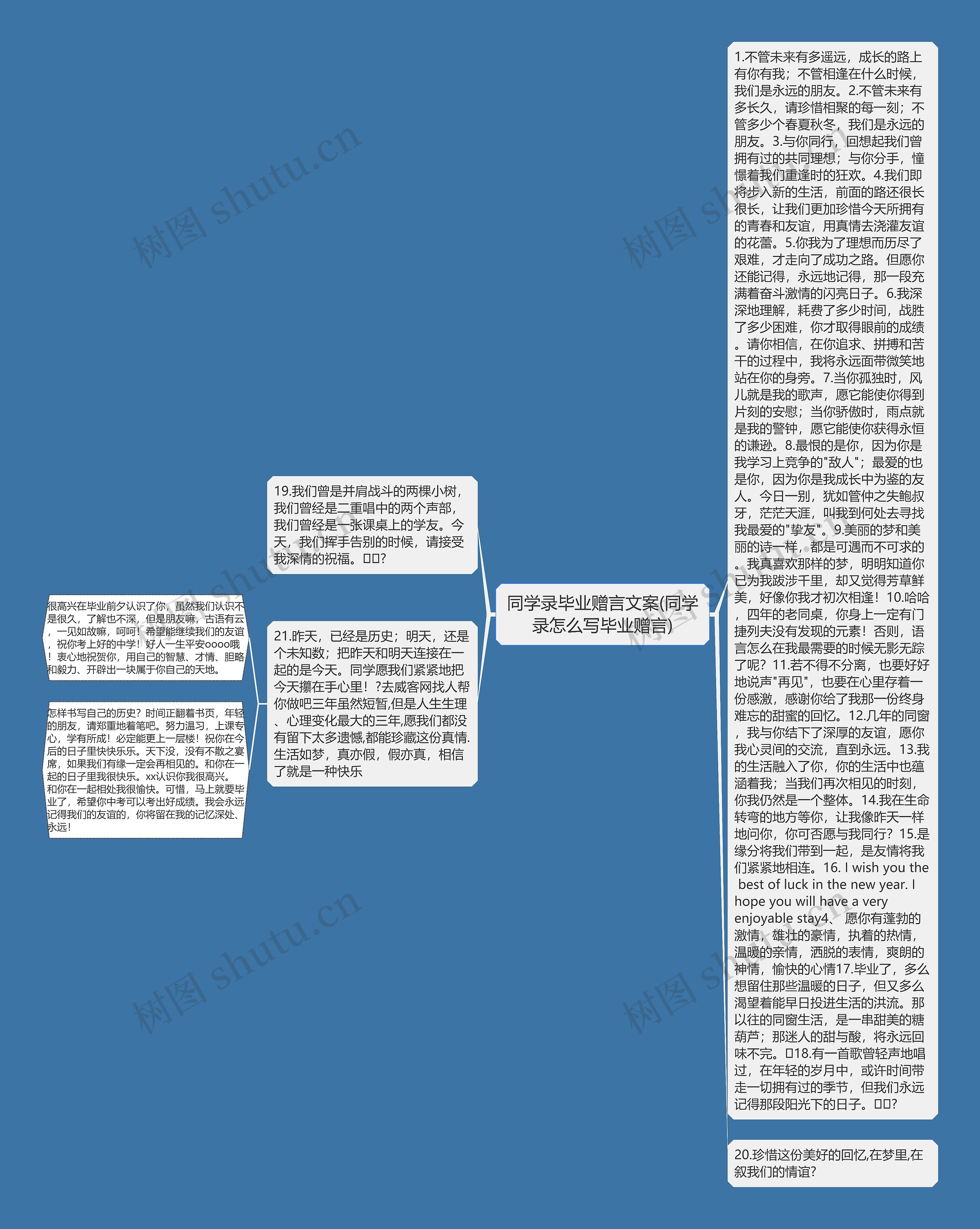 同学录毕业赠言文案(同学录怎么写毕业赠言)