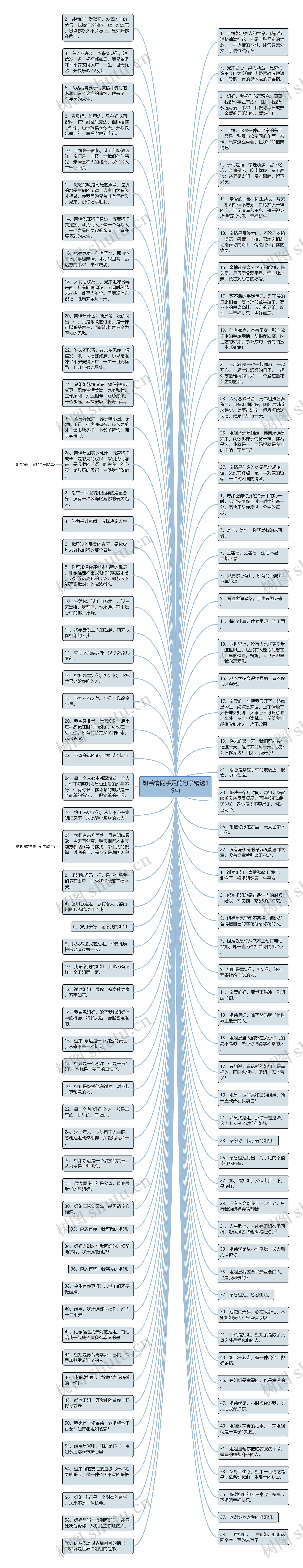 姐弟情同手足的句子精选19句思维导图