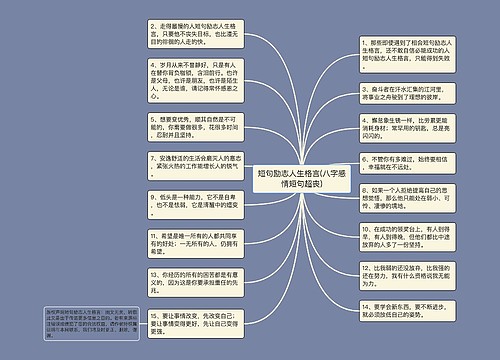 短句励志人生格言(八字感情短句超丧)