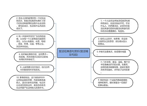 复活经典语句赏析(复活精彩句段)