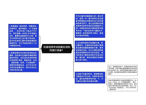 托福阅读考试前期应该如何进行准备？