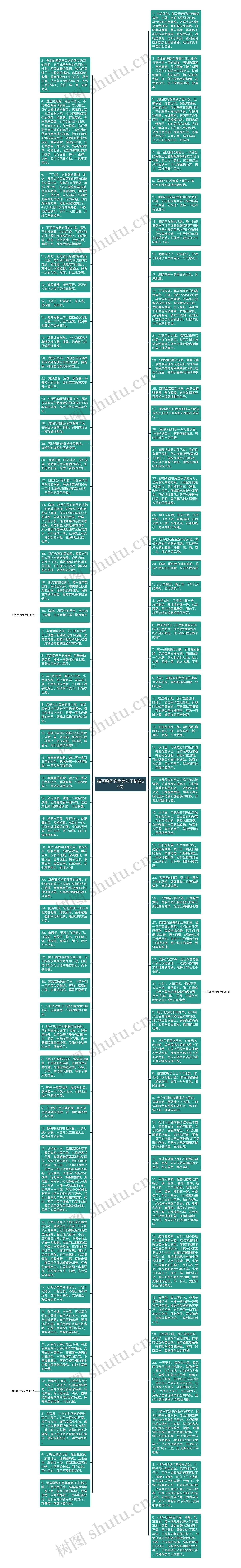 描写鸭子的优美句子精选30句思维导图