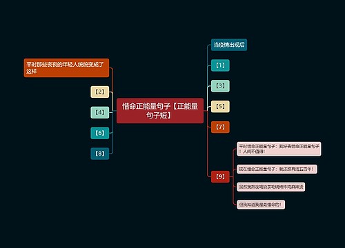 惜命正能量句子【正能量句子短】