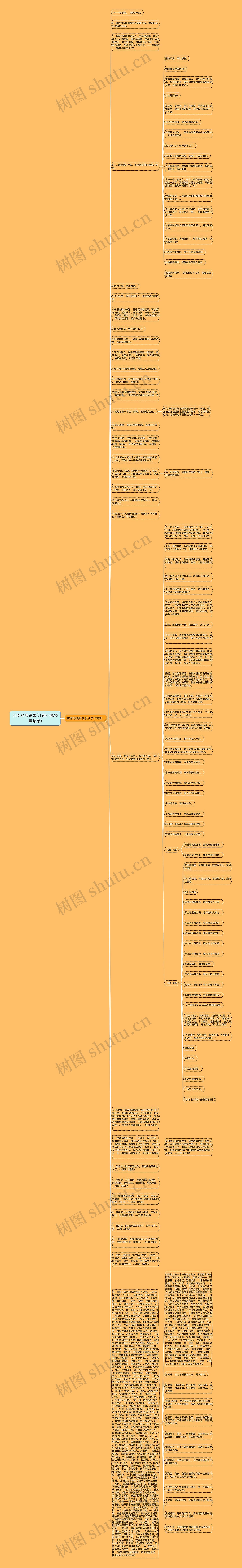 江南经典语录(江南小说经典语录)思维导图