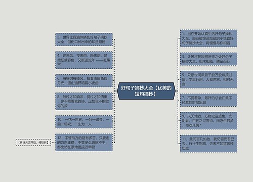 好句子摘抄大全【优美的短句摘抄】