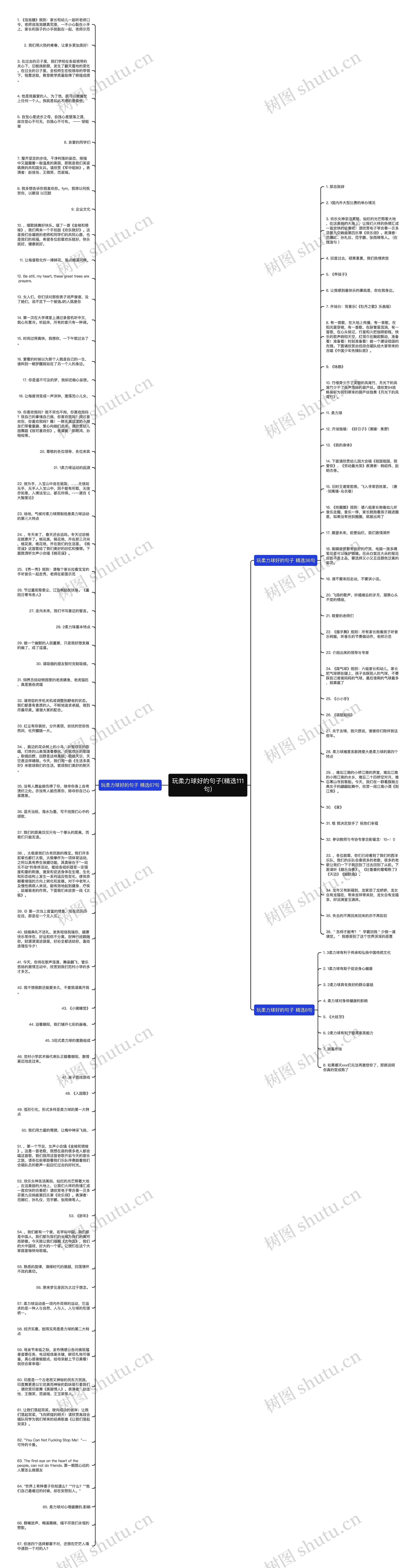 玩柔力球好的句子(精选111句)思维导图