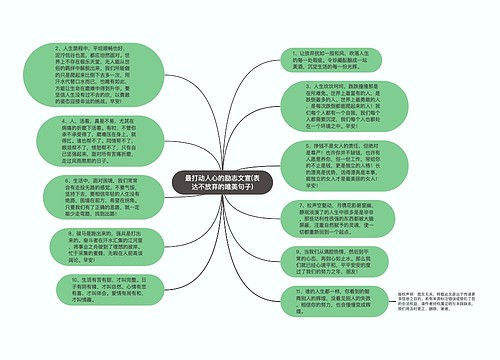 最打动人心的励志文宣(表达不放弃的唯美句子)