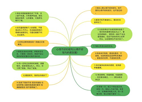 心情不好的短句(心情不好短句的朋友圈)