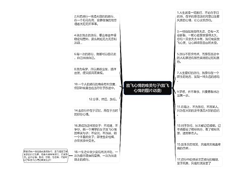 放飞心情的唯美句子(放飞心情的图片动漫)