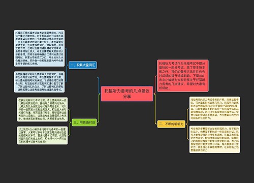 托福听力备考的几点建议分享