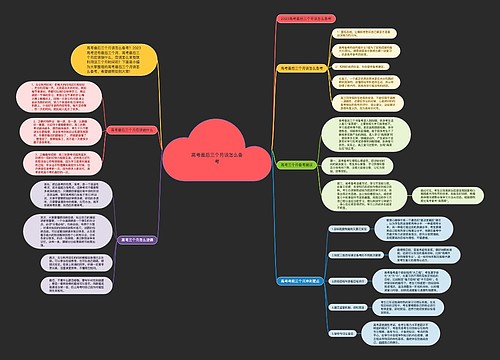 高考最后三个月该怎么备考